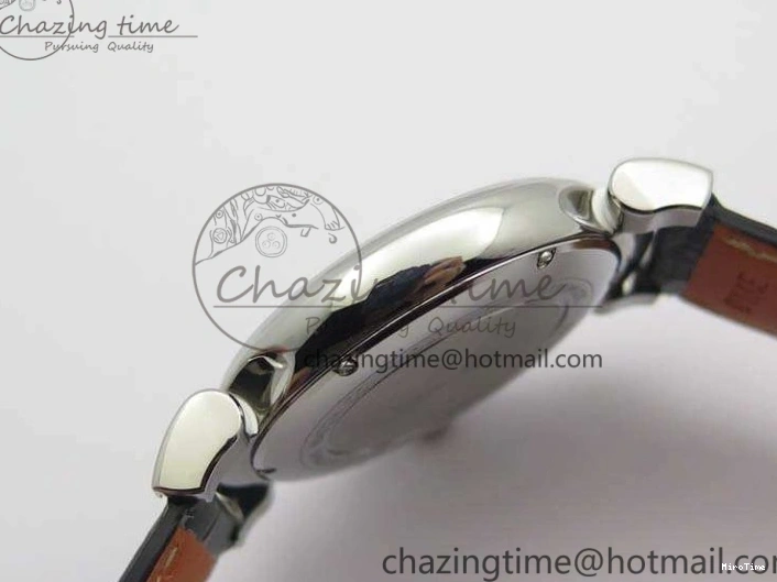 MIROTIME 0202 Tailored Da Vinci IW356601 SS MKF 1:1 Best Edition Black Dial On Black Leather Strap A 7231